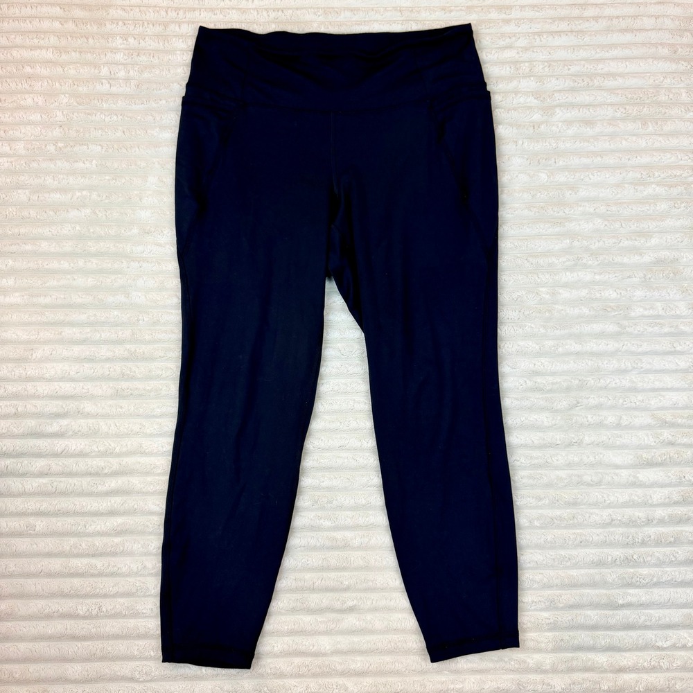 Lane Bryant Livi Soft Active Black High Rise Leggings Womens Plus Size 18/20